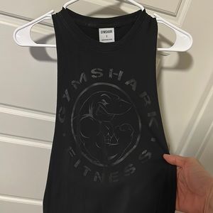 Gymshark Legacy Drop Arm old school logo tank in black small